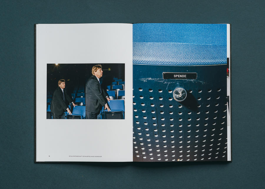 Photobook »Termin« My Photobook about official press conferences in Hannover. What daily journalism is all about